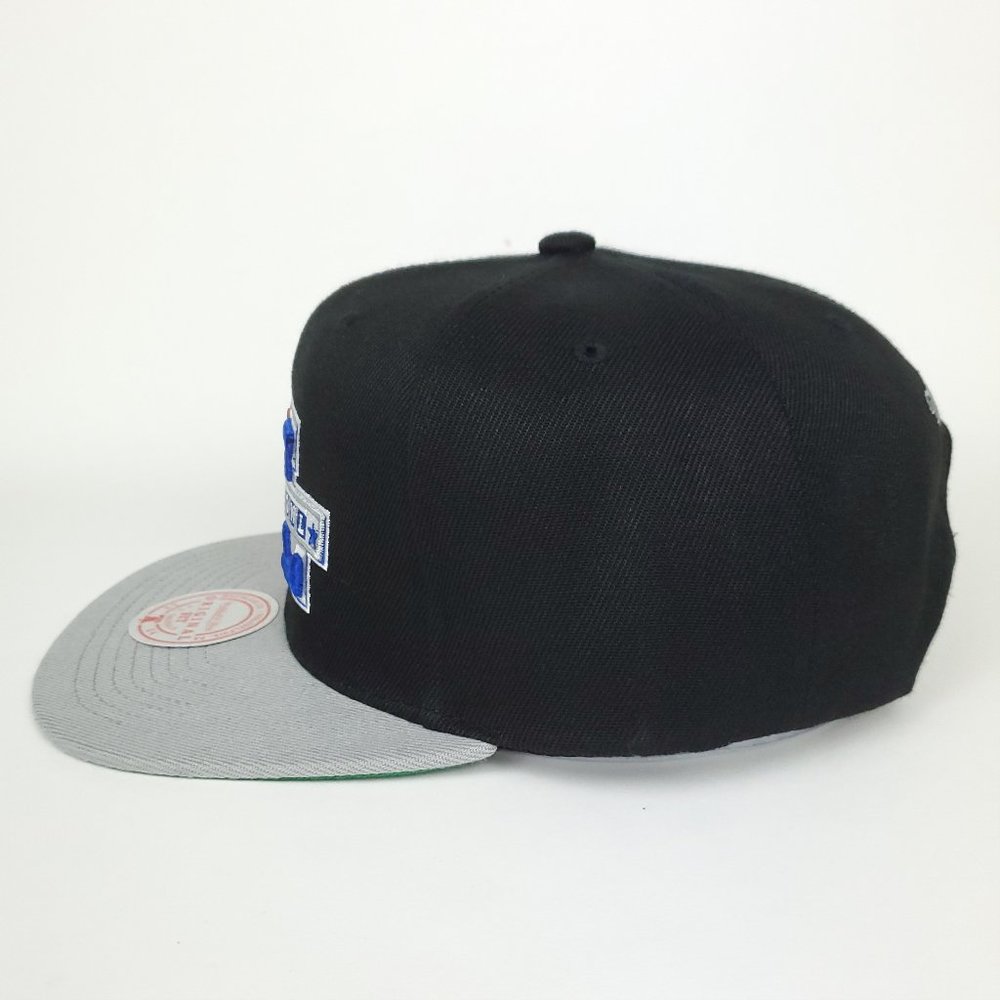 Mitchell & Ness Super Bowl XL NFL Snapback Hat 3D Logo Black‎ Gray Cap NWT - Picture 6 of 8